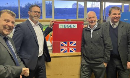 Andy Carter MP and engineering firm BGEN welcome Employment Minister to Warrington
